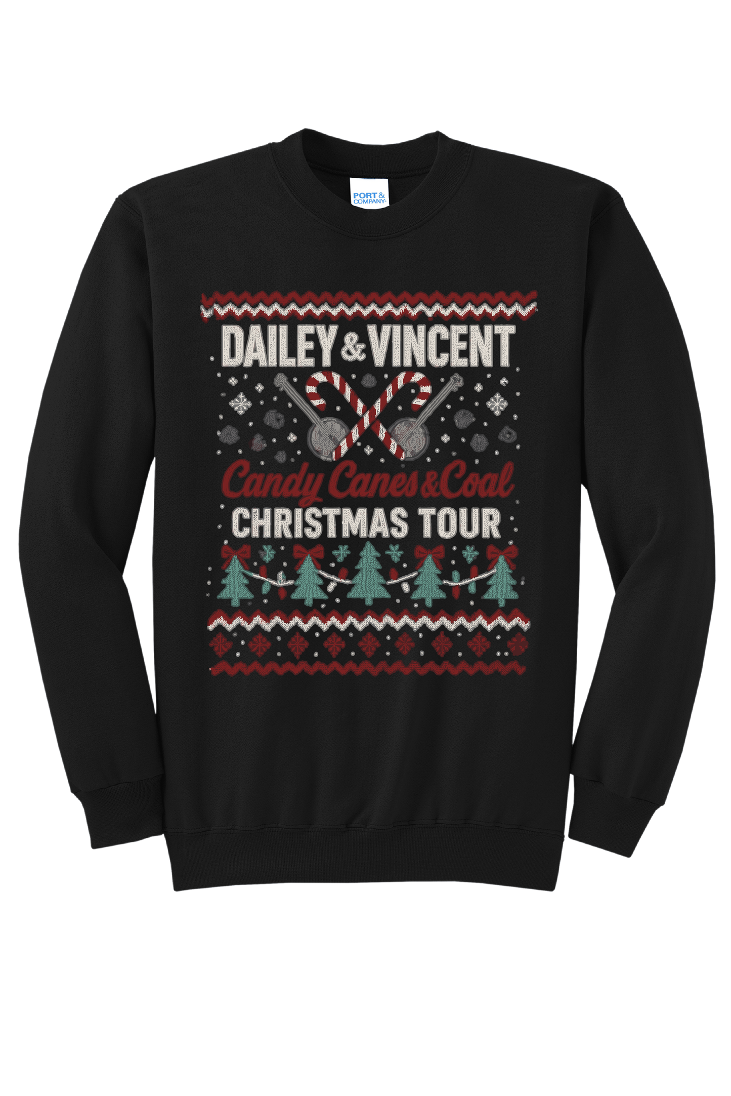 Candy Canes & Coal Ugly Sweater