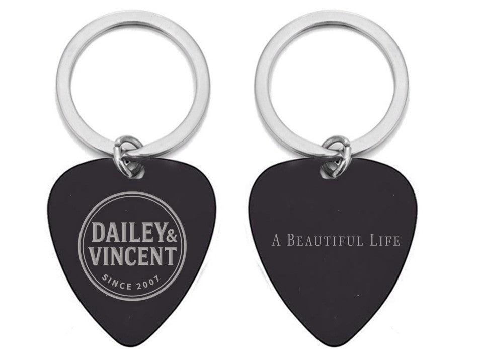 Dailey & Vincent- Guitar Pick Keychain