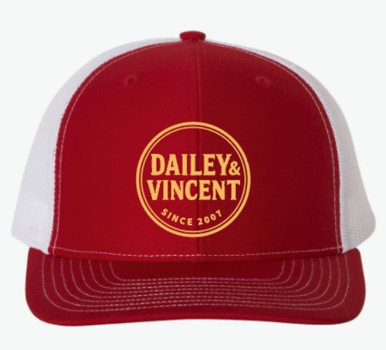 Dailey & Vincent New Logo Hat (Red)
